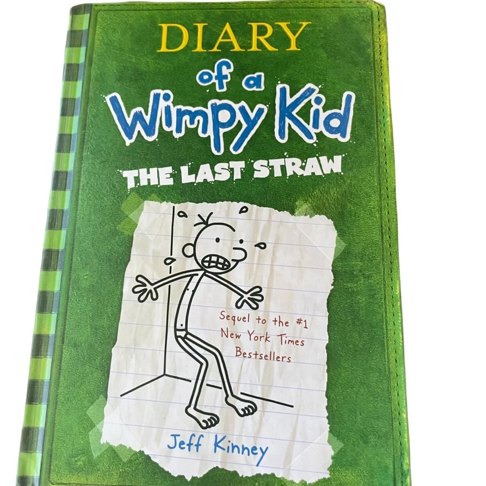 ❤️ DIARY OF A WIMPY KID THE LAST STRAW HARDCOVER BOOK